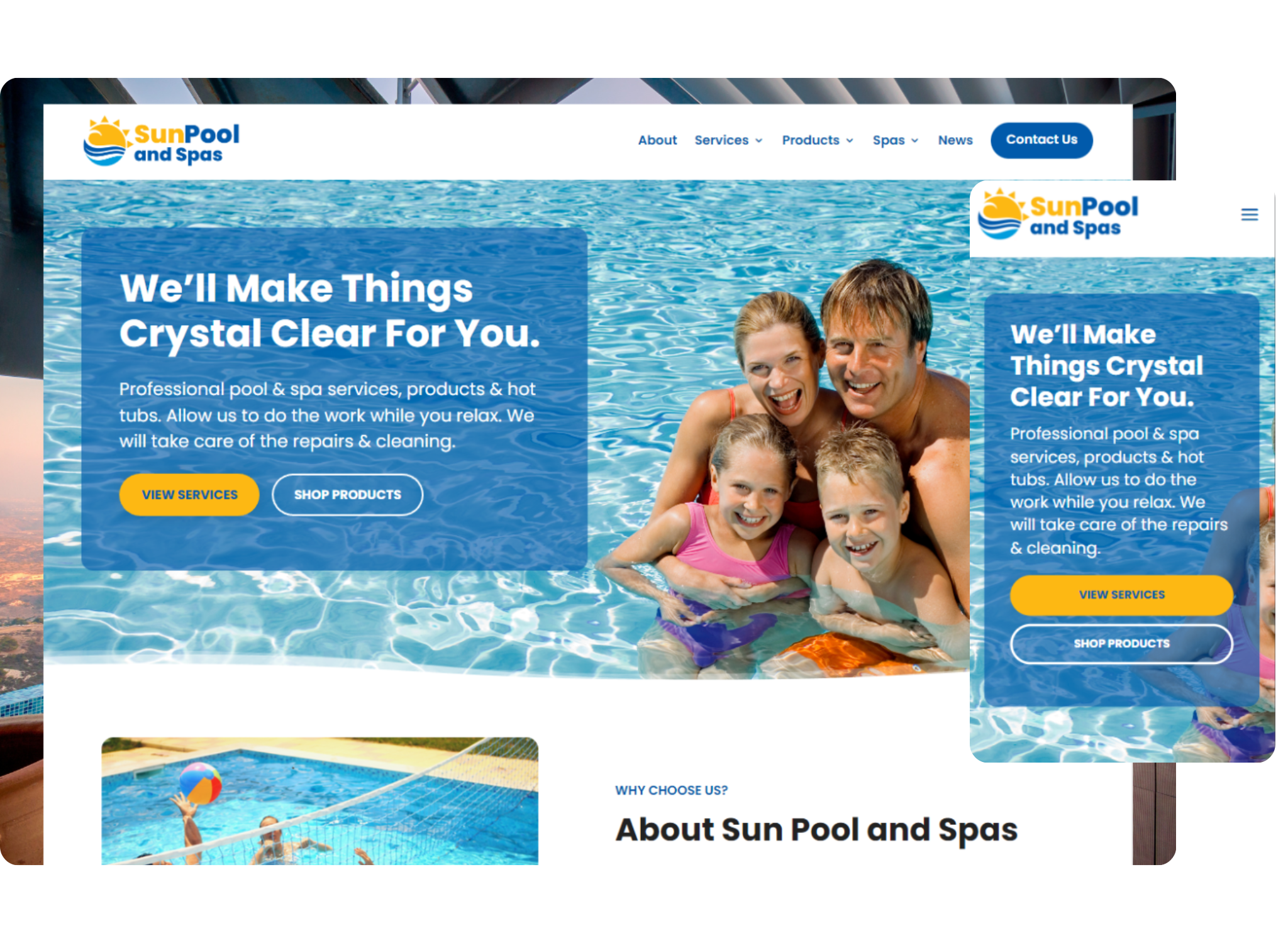 Sun Pool and Spas project