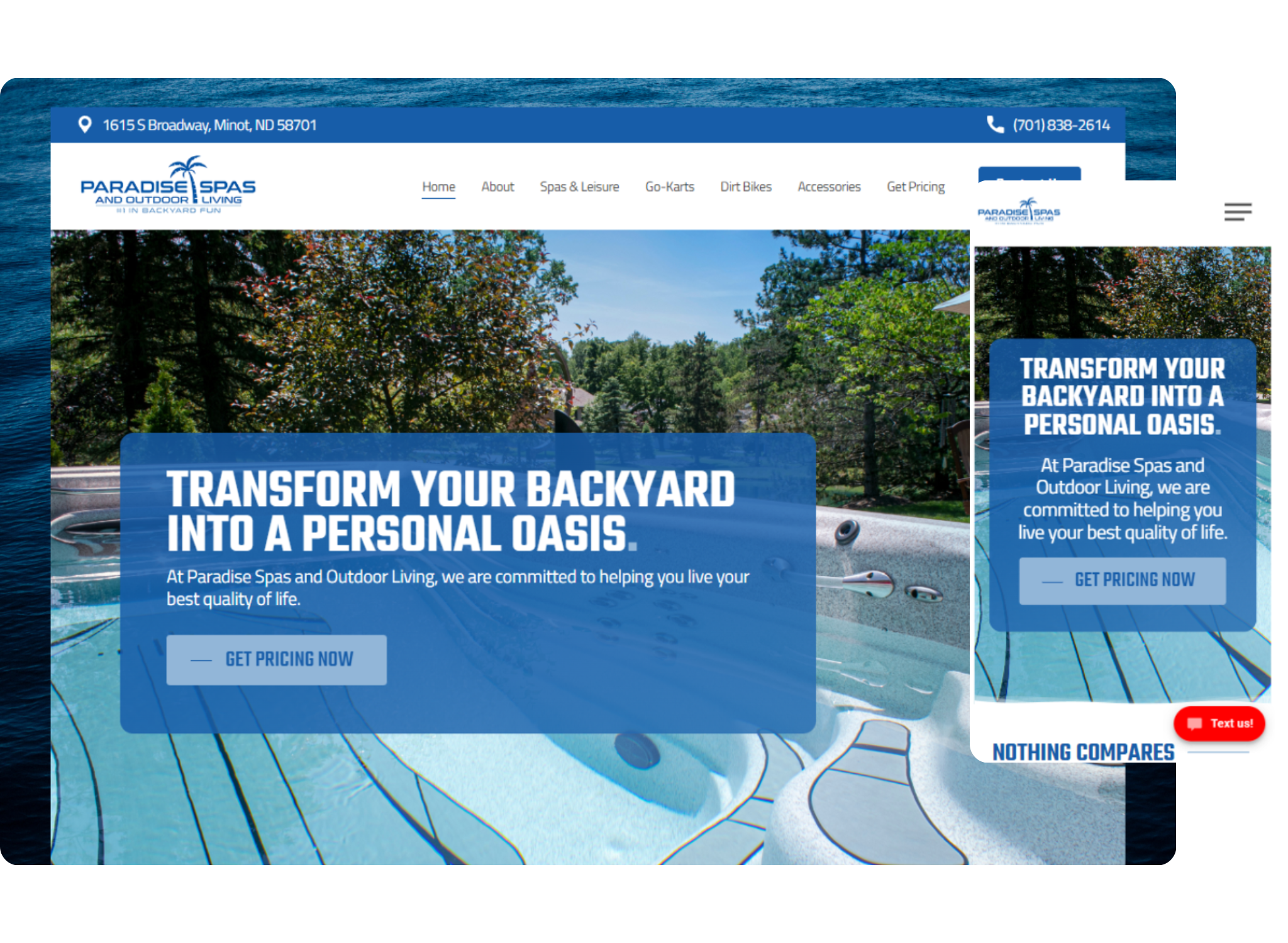 Paradise Spas project